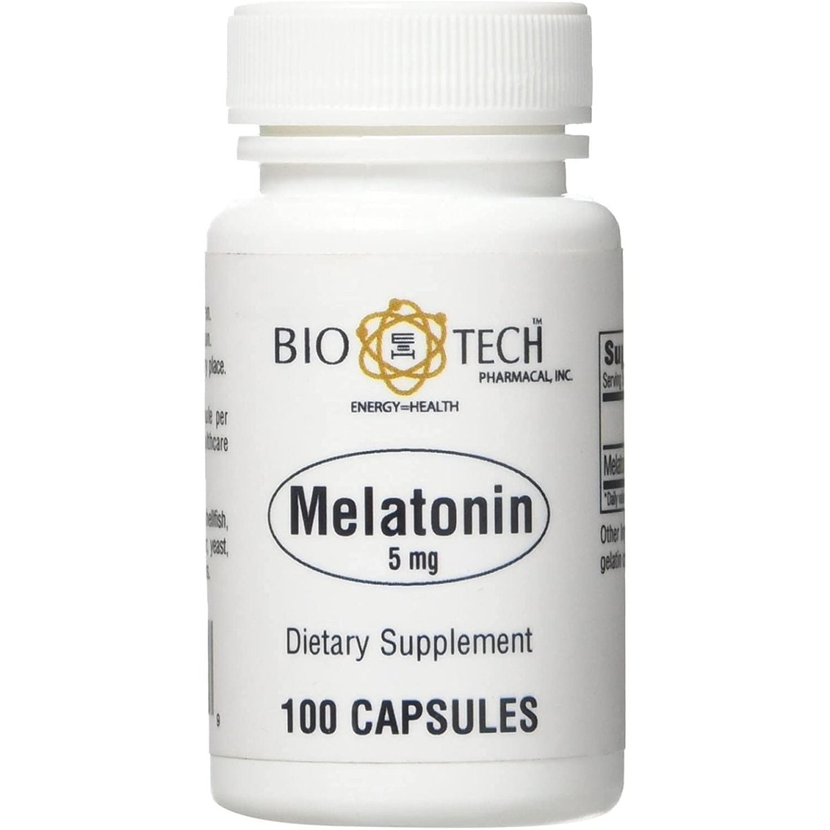 Biotech Mélatonine 5 mg 100 Gélules