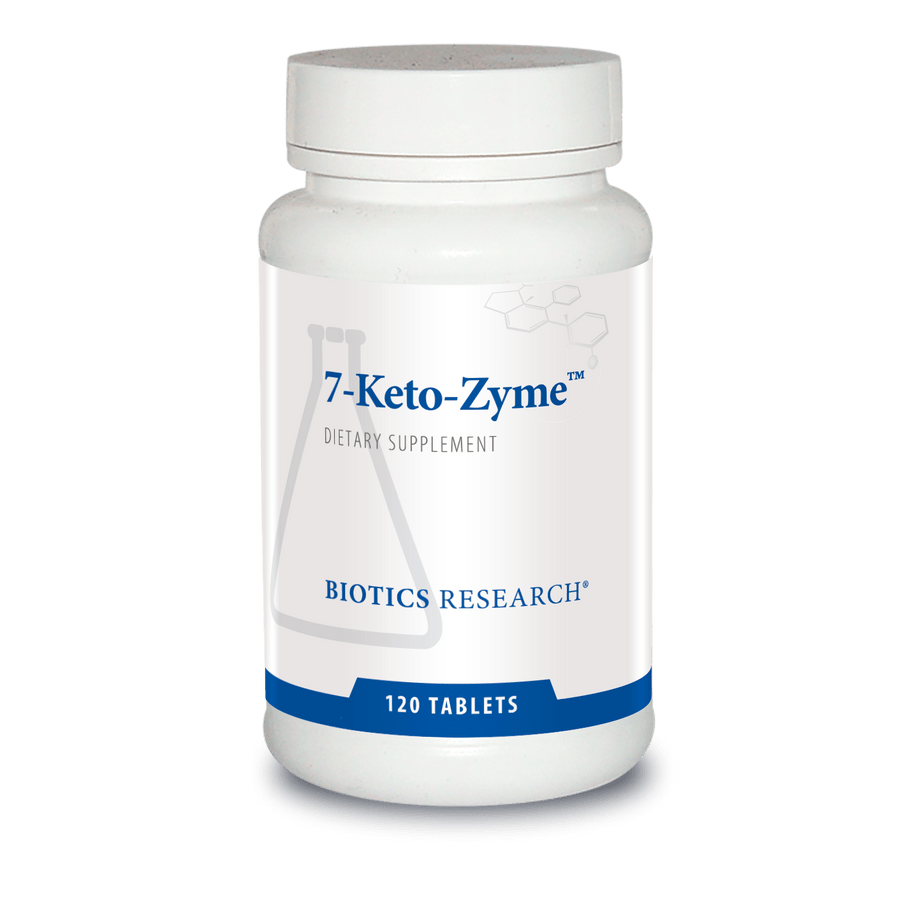 Biotics Research 7-Keto-Zyme, 120 comprimés