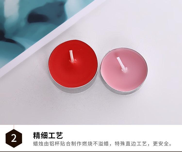Bougies d'anniversaire pour gâteaux de mariage, flammes sûres, bougies décoratives rondes pour desserts, coulées à la main en cire de qualité supérieure
