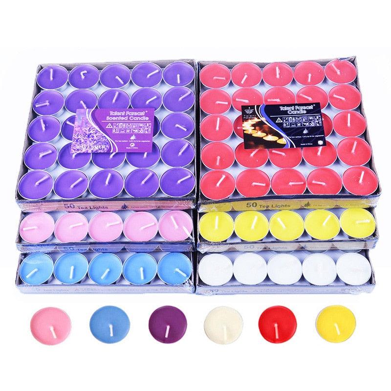 Bougies d'anniversaire pour gâteaux de mariage, flammes sûres, bougies décoratives rondes pour desserts, coulées à la main en cire de qualité supérieure
