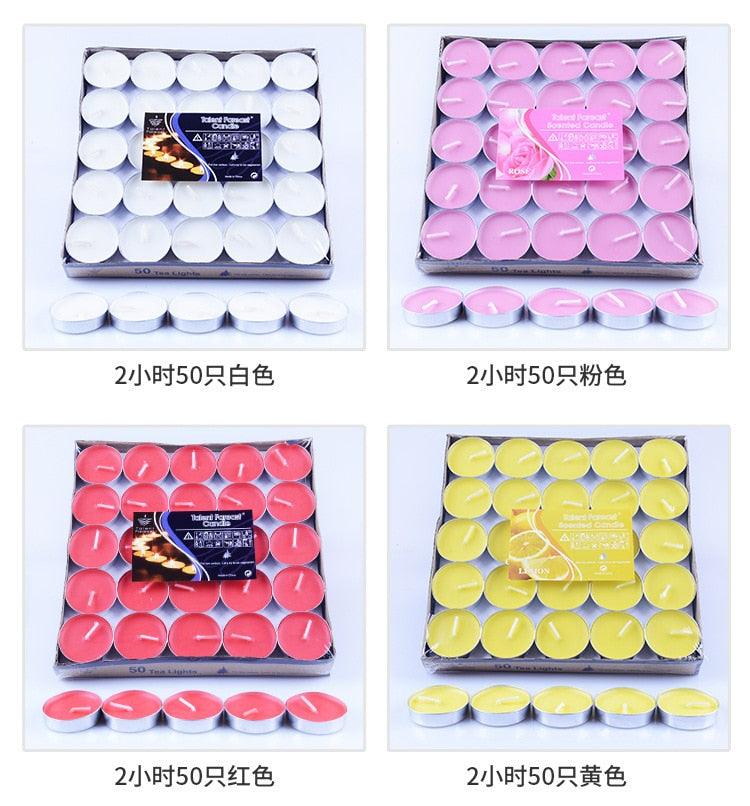 Bougies d'anniversaire pour gâteaux de mariage, flammes sûres, bougies décoratives rondes pour desserts, coulées à la main en cire de qualité supérieure