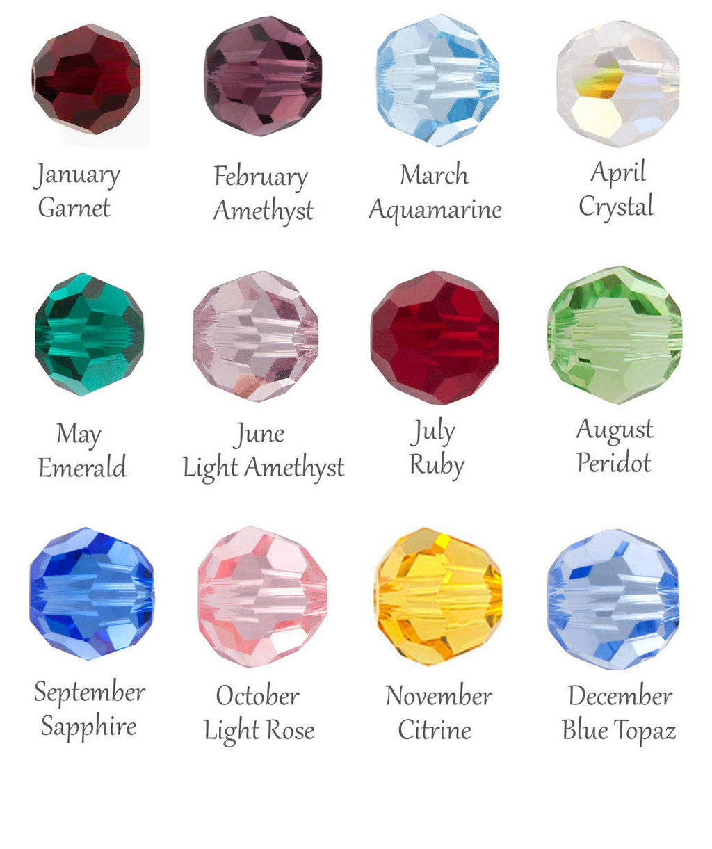 Personalized Axe Necklace – Sterling Silver Chain with Birthstone & Initial