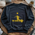 Le sweatshirt en maille foncé