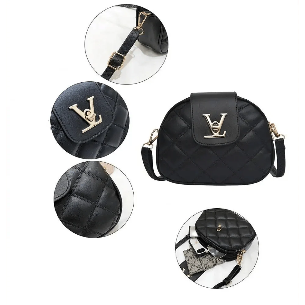 Sac bandoulière et bandoulière Black Beauty pour femmes Sac à main tendance en PU, Pochette de créateur réputé