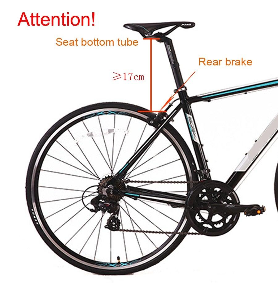 Sac de vélo noir Sacoche de vélo Sacoche de selle de vélo Cyclisme Accessoires de sacs Sacs de vélo étanches Grands sacs de vélo Sac de vélo entièrement étanche Sous la selle Sacoche arrière de vélo enroulable