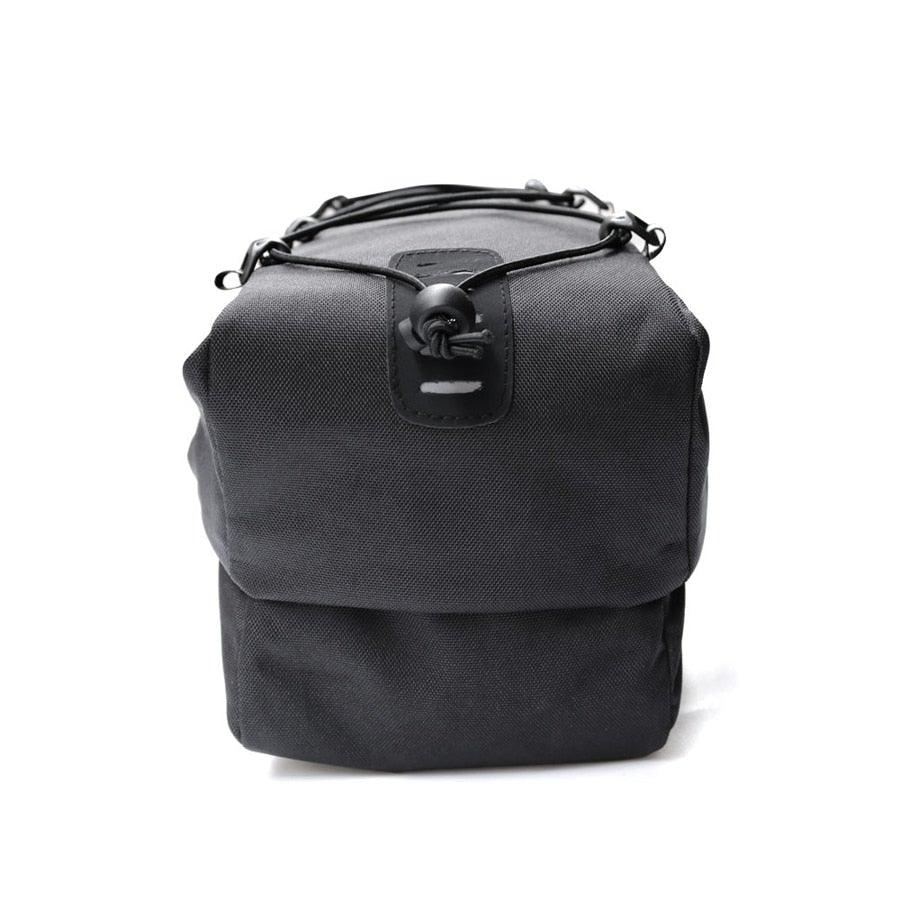 Sac de vélo noir Sacoche de vélo Sacoche de selle de vélo Cyclisme Accessoires de sacs Sacs de vélo étanches Grands sacs de vélo Sac de vélo entièrement étanche Sous la selle Sacoche arrière de vélo enroulable