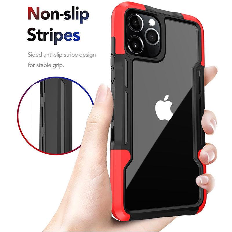 Coque de protection antichoc de luxe noire et verte pour iPhone 13 12 Pro 11 Pro Max, bumper transparent et rigide, légère et fine, coque de protection antichoc pour iPhone