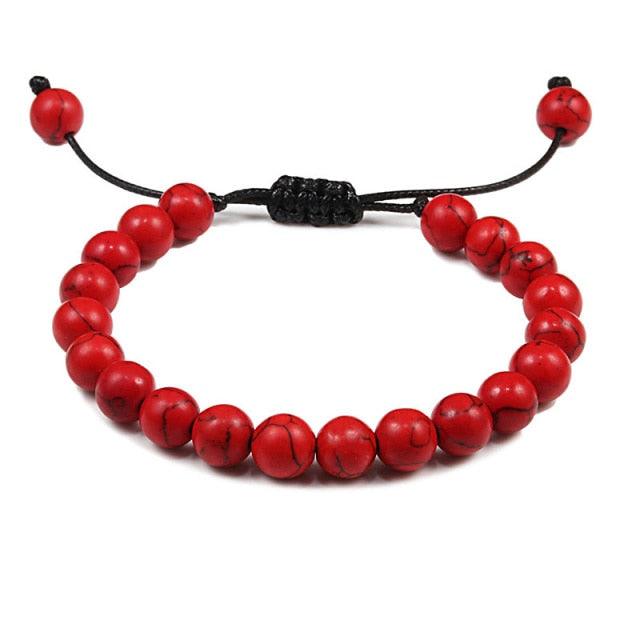 Bracelet perles œil de tigre et pierre de lave noire avec pendentif couronne pour hommes femmes - Bracelets tressés faits à la main et ajustables pour couples, perles diffuseur d'huiles essentielles avec pendentif couronne roi et reine