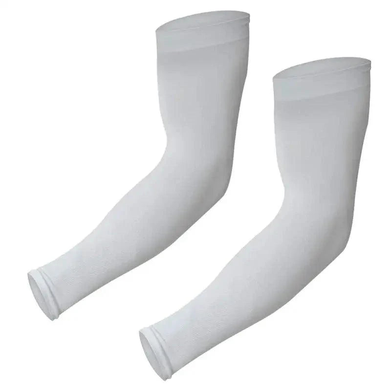 Manchons de Bras Rafraîchissants Unisexes Noirs pour Hommes, Couverture, Cyclisme, Course à Pied, Protection Solaire, Activités de Plein Air, Cache-Tatouages, Manchettes de Refroidissement Sportives pour le Basket-ball, le Golf, le Football