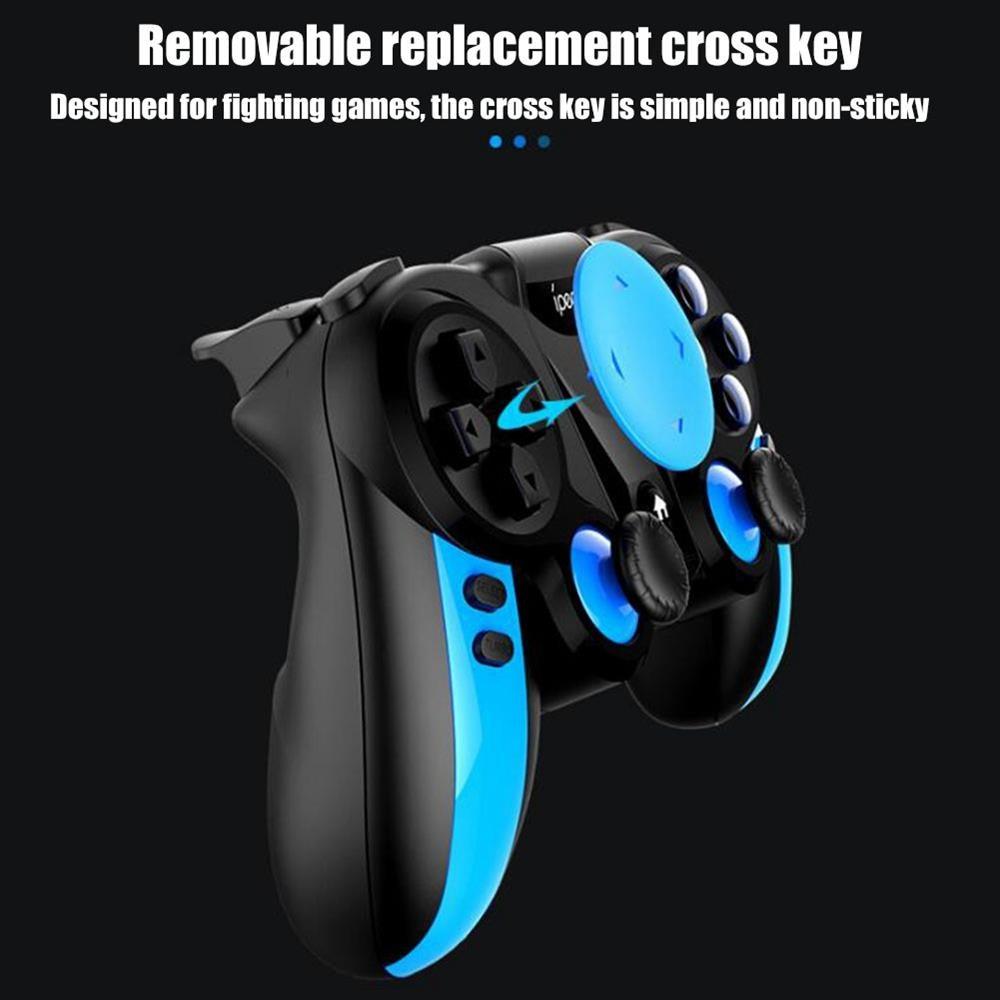 Manette de jeu Bluetooth noire unie compatible avec TV PC Ordinateur portable