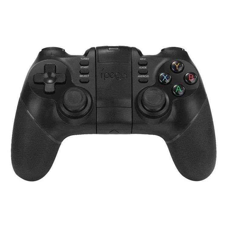Manette de jeu Bluetooth noire unie compatible avec TV PC Ordinateur portable