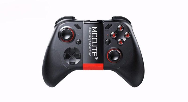 Manette de jeu Bluetooth noire unie compatible avec TV PC Ordinateur portable