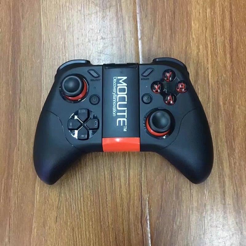 Manette de jeu Bluetooth noire unie compatible avec TV PC Ordinateur portable