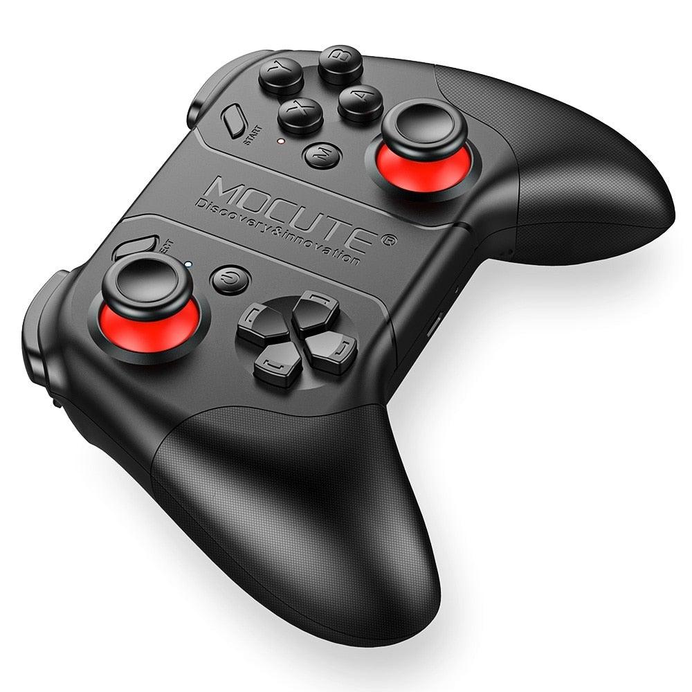 Manette de jeu Bluetooth noire unie compatible avec TV PC Ordinateur portable