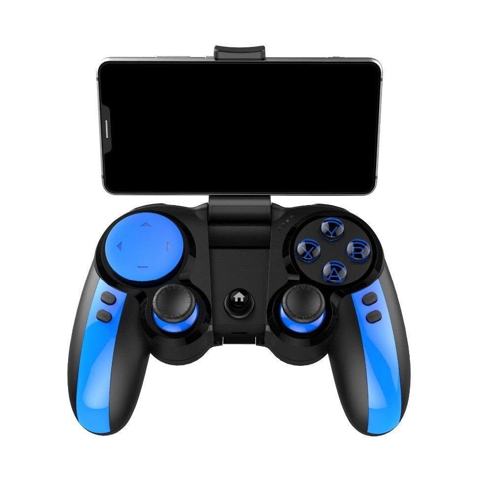Manette de jeu Bluetooth noire unie compatible avec TV PC Ordinateur portable