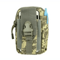 Pochette Tactique Noire Étui Ceinture Téléphone Sac Banane Militaire Sac Banane Élégant pour Voyage en Extérieur, Entraînement, Sports, Sac Banane Mains Libres pour la Course et les Activités de Plein Air