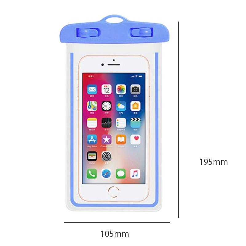Étui universel noir étanche pour téléphone Housse étanche pour iPhone 12 11 Pro Max 8 7 Housse de téléphone étanche avec cordon pour étui et sangle d'iPhone