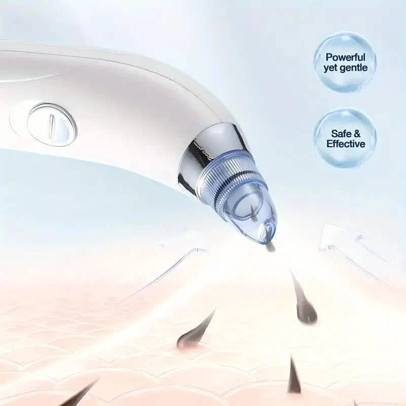 Extracteur de points noirs, puissant nettoyeur de pores portable avec 4 sondes