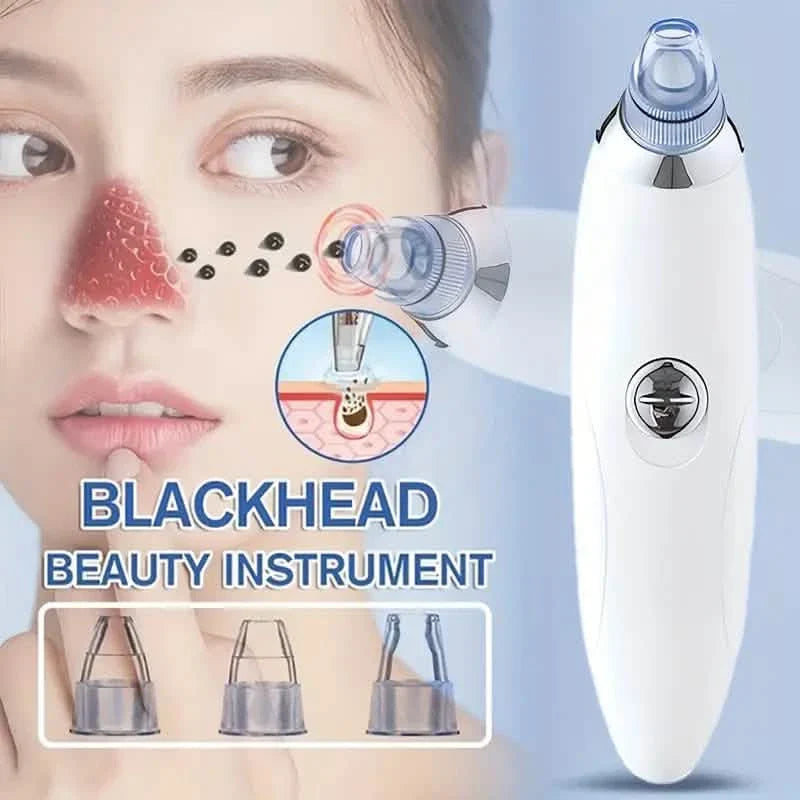 Extracteur de points noirs, puissant nettoyeur de pores portable avec 4 sondes