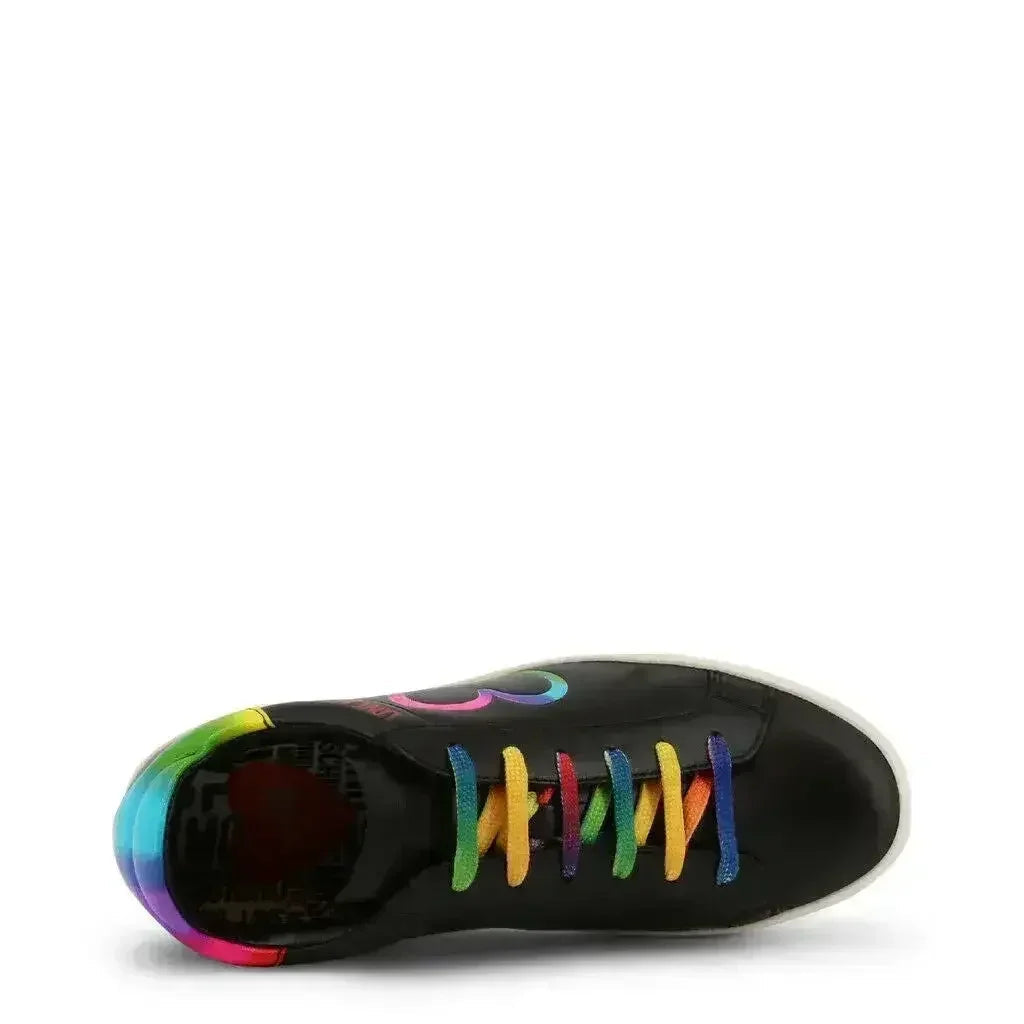 Baskets noires arc-en-ciel