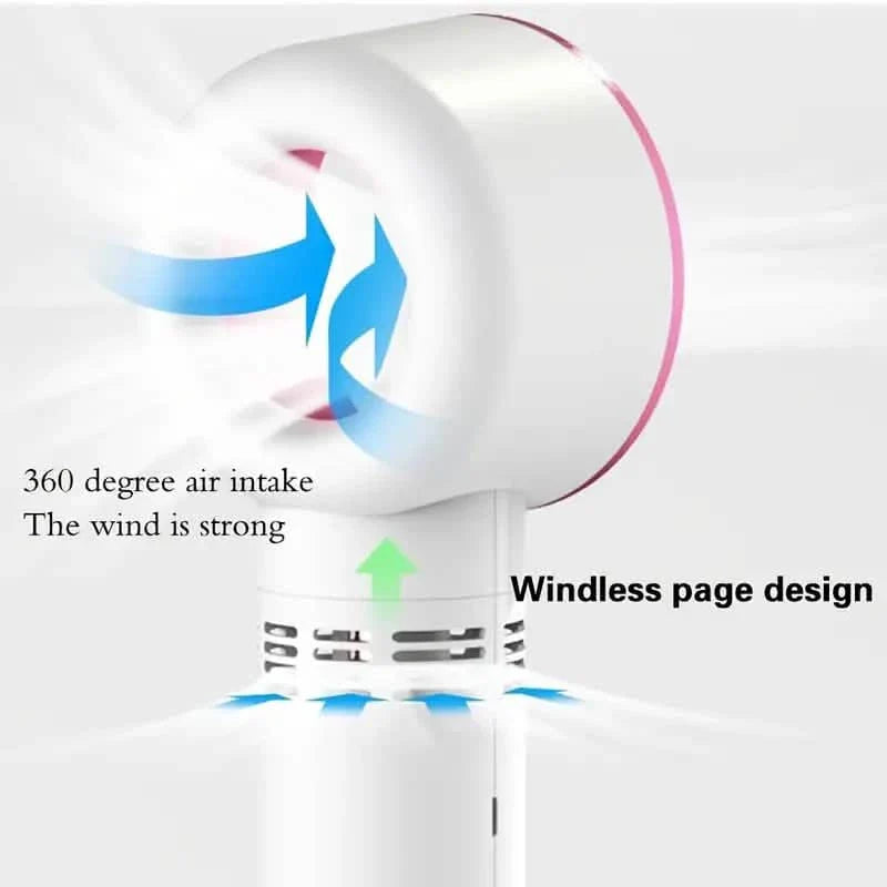 Ventilateur portable sans pales pour extensions de cils