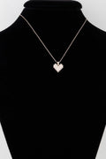 Collier Cœur Perle en Bloc