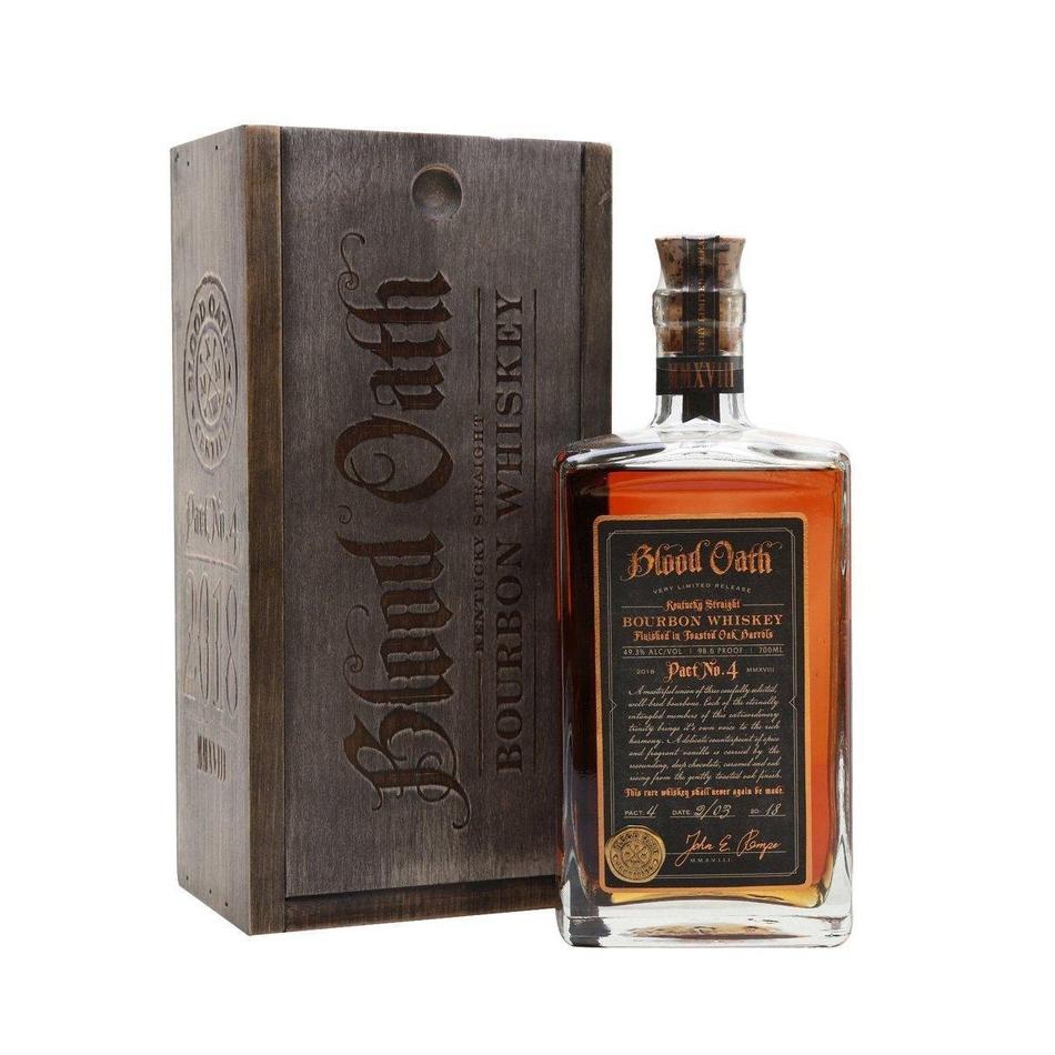 Blood Oath - « Pacte 8 : 2022 » Kentucky Straight Bourbon vieilli en fûts de Calvados (750 ml)