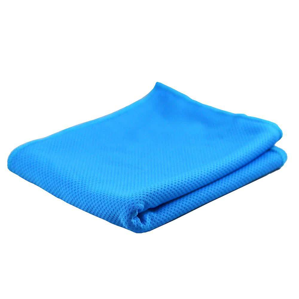 Serviette de glace bleue