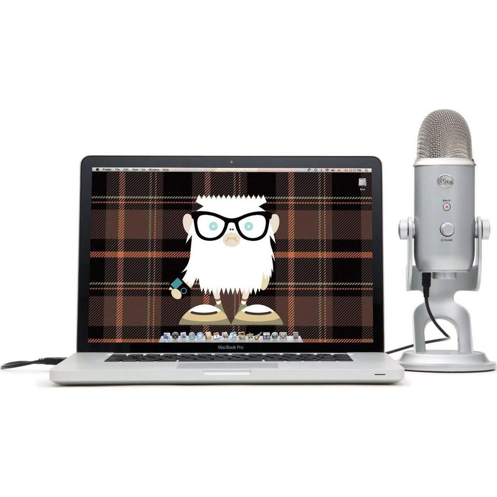 Microphone USB ultime Blue Yeti argenté 988-000103