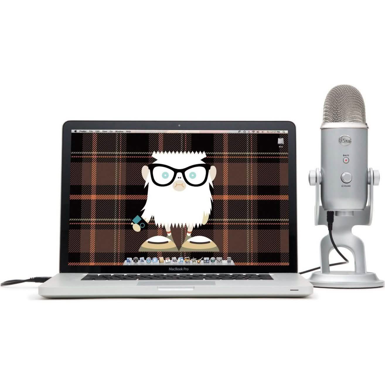 Microphone USB ultime Blue Yeti argenté 988-000103