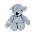 Peluche en tricot de laine | Zee l'ours bleu
