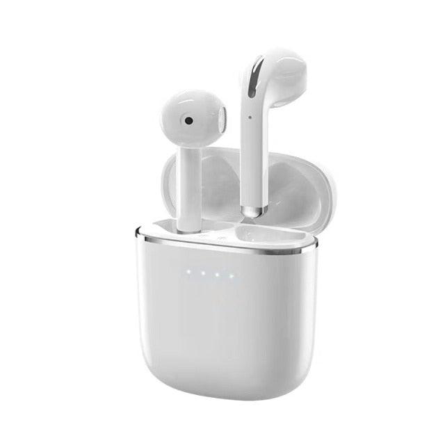 Écouteurs Bluetooth 5.0 Boîtier de charge LED Écouteurs sans fil Son stéréo 9D Casque de sport étanche avec microphone Casque sans fil portable Appels clairs Musique Son immersif 12 heures de lecture individuelle Son stéréo de qualité HiFi