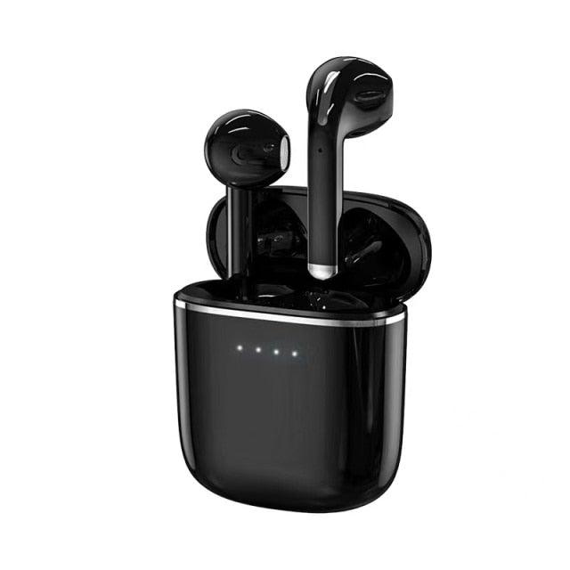 Écouteurs Bluetooth 5.0 Boîtier de charge LED Écouteurs sans fil Son stéréo 9D Casque de sport étanche avec microphone Casque sans fil portable Appels clairs Musique Son immersif 12 heures de lecture individuelle Son stéréo de qualité HiFi