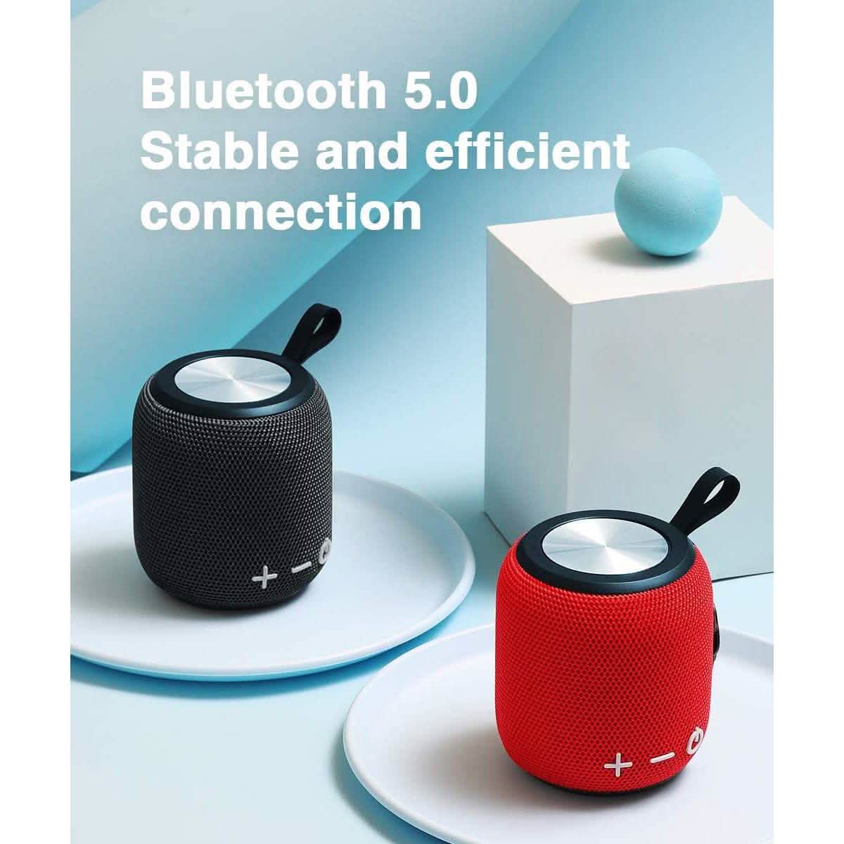 Mini-haut-parleur sans fil puissant à couplage double Bluetooth 5.0