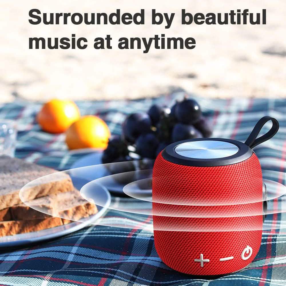 Mini-haut-parleur sans fil puissant à couplage double Bluetooth 5.0