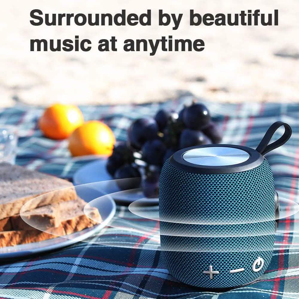Mini-haut-parleur sans fil puissant à couplage double Bluetooth 5.0
