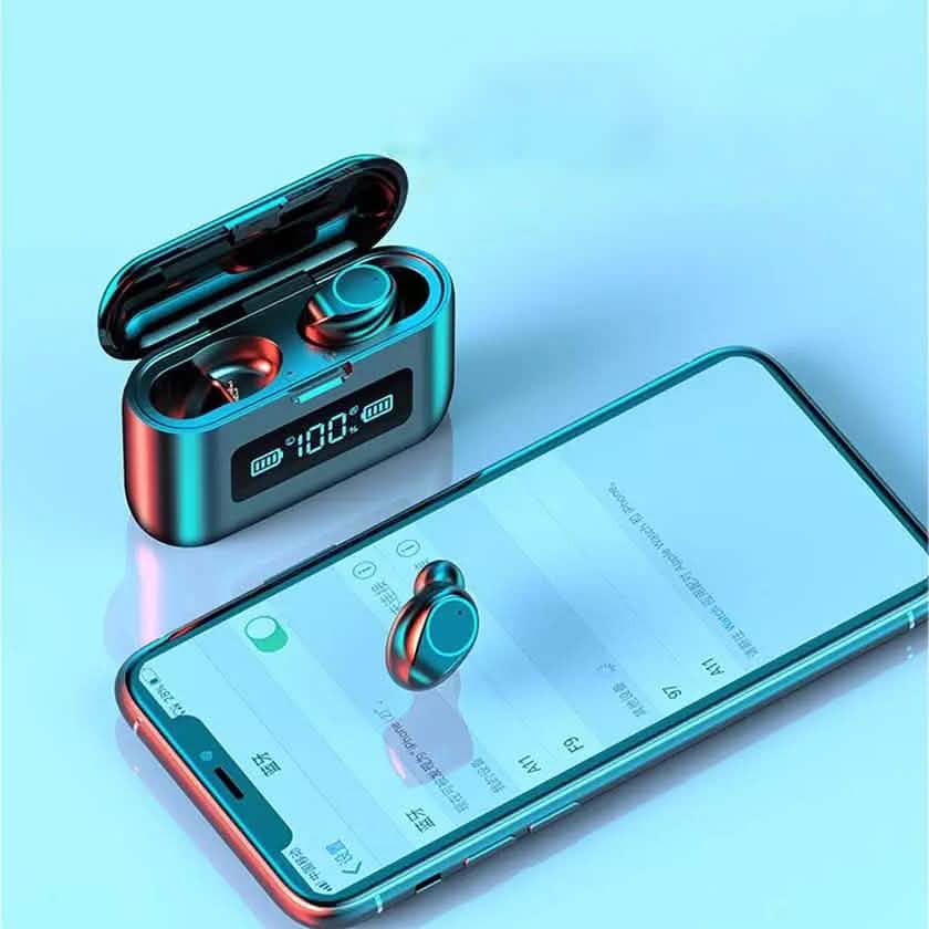 Écouteurs sans fil Bluetooth 5.0 avec micro intégré