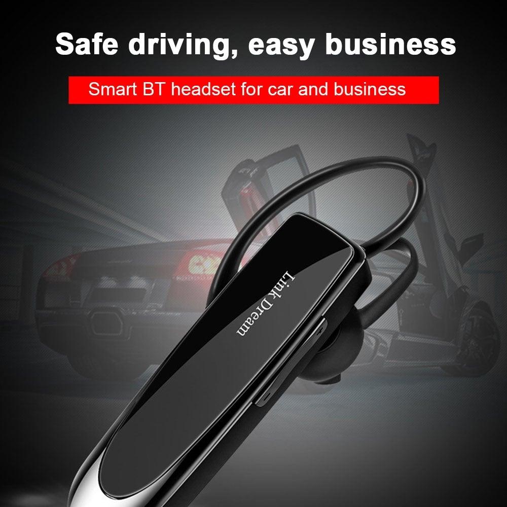 Écouteur Bluetooth V5.0 Casque sans fil mains libres avec microphone 24h d'autonomie pour la conduite, 30 jours en veille, Casque de musique Bluetooth étanche compatible avec tous les smartphones, Écouteurs sans fil pour le sport