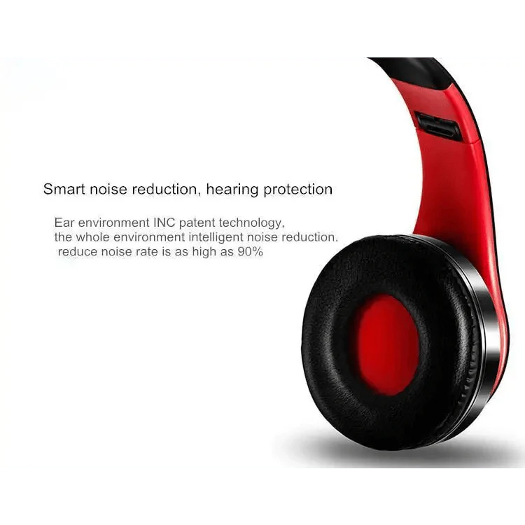 Casque Bluetooth pliable, écouteurs stéréo sans fil uniques, écouteurs de sport avec microphone, casque de musique moderne