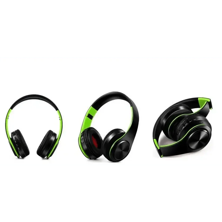 Casque Bluetooth pliable, écouteurs stéréo sans fil uniques, écouteurs de sport avec microphone, casque de musique moderne