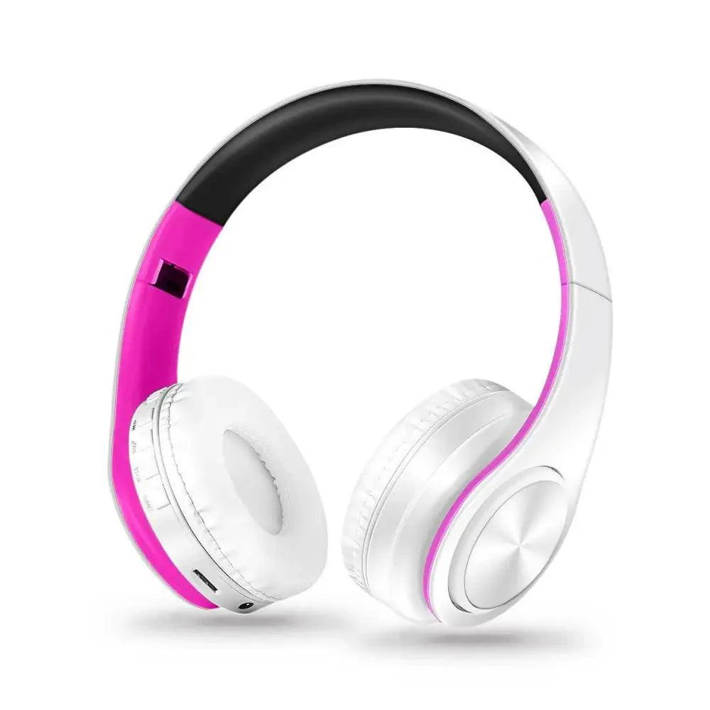 Casque Bluetooth pliable, écouteurs stéréo sans fil uniques, écouteurs de sport avec microphone, casque de musique moderne