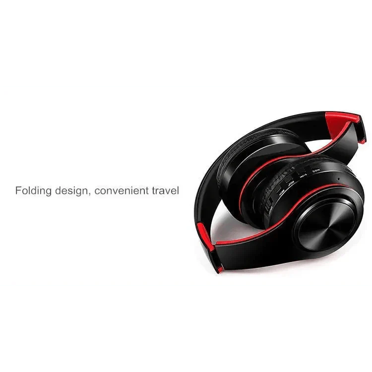 Casque Bluetooth pliable, écouteurs stéréo sans fil uniques, écouteurs de sport avec microphone, casque de musique moderne