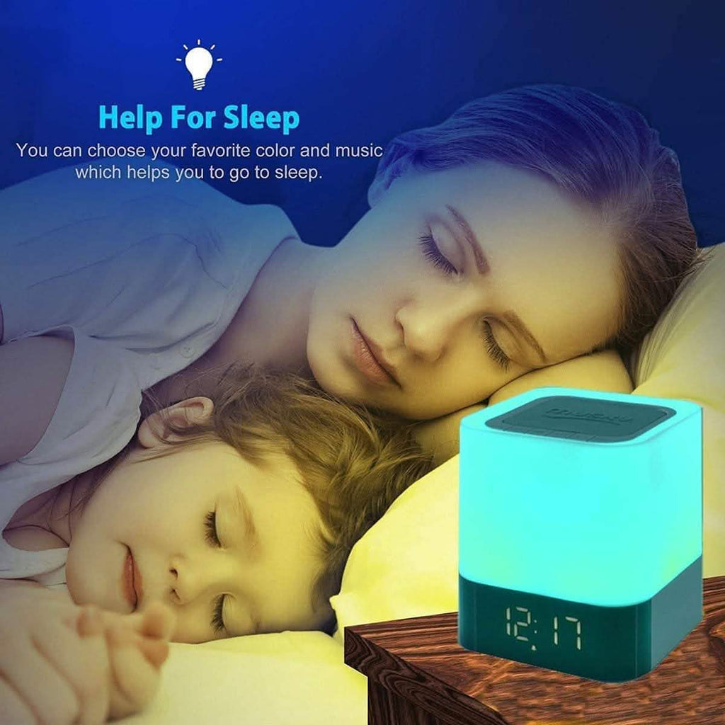 Lampe de chevet tactile avec haut-parleur Bluetooth