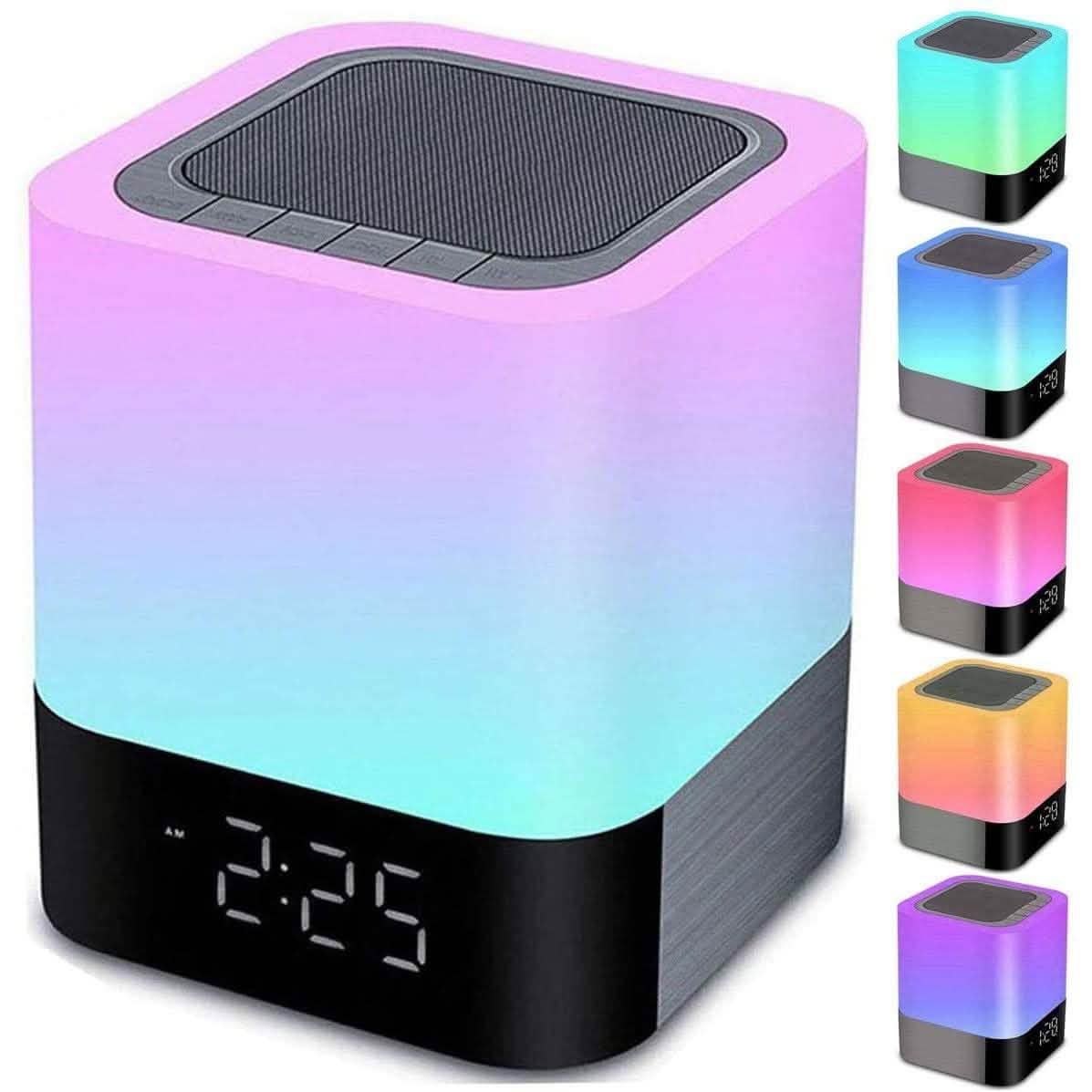 Lampe de chevet tactile avec haut-parleur Bluetooth