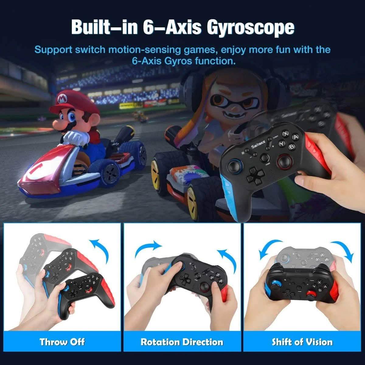 Manette Pro Bluetooth pour Nintendo