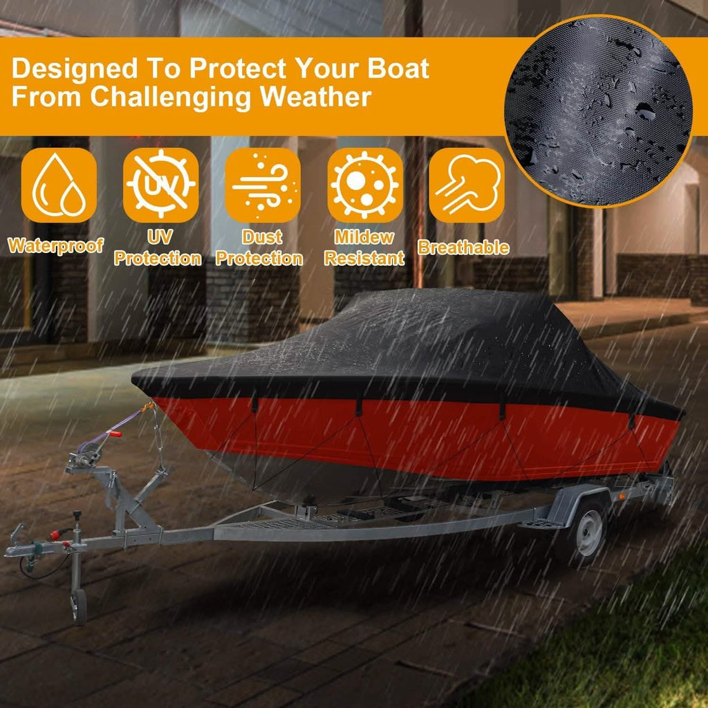 Housse de bateau 210D imperméable anti-poussière remorquable