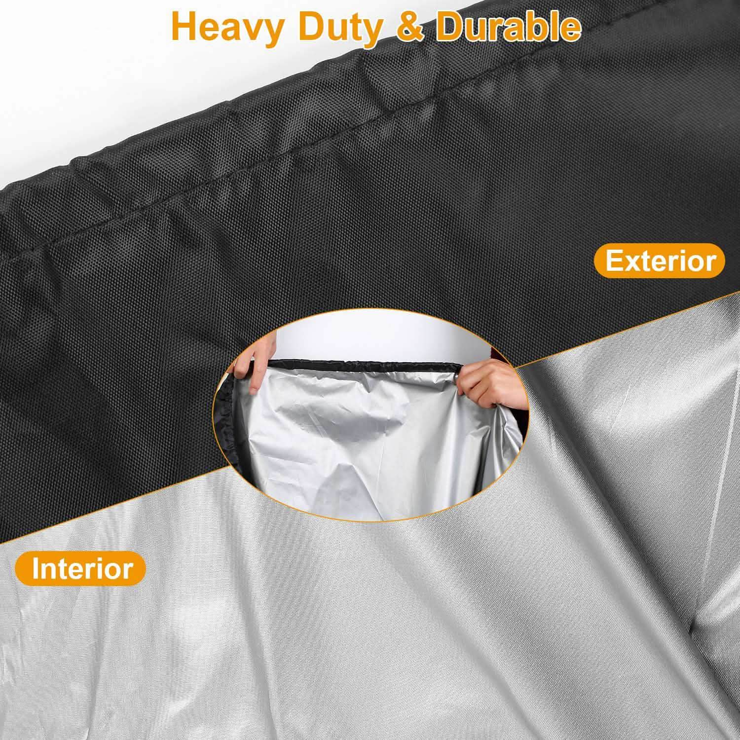 Housse de bateau 210D imperméable anti-poussière remorquable