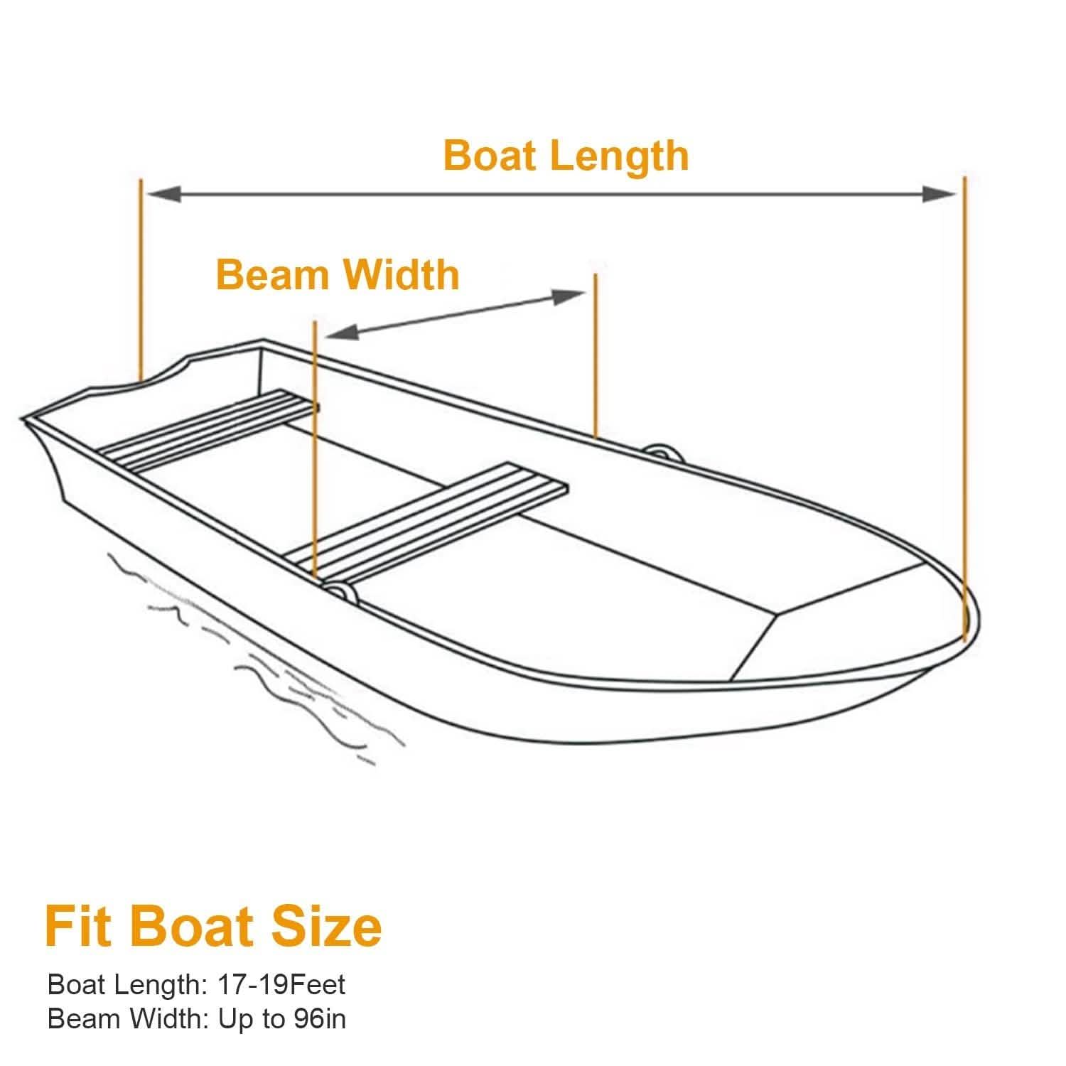 Housse de bateau 210D imperméable anti-poussière remorquable