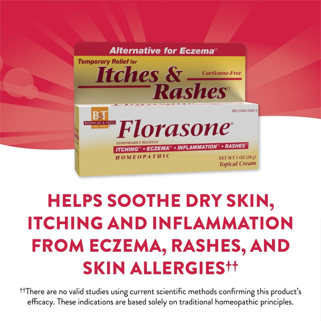 Boericke & Tafel Florasone Crème Cardiospermum - Soulagement apaisant pour les peaux qui démangent et irritées - 28 g (Nature's Way Brands)