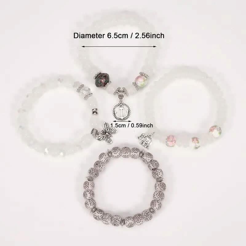 Bracelet Bohème Superposé à Perles